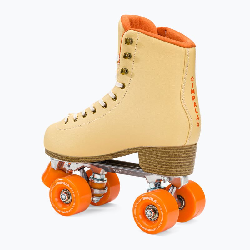 Дамски кънки IMPALA Quad Skate beige IMPROLLER1 2