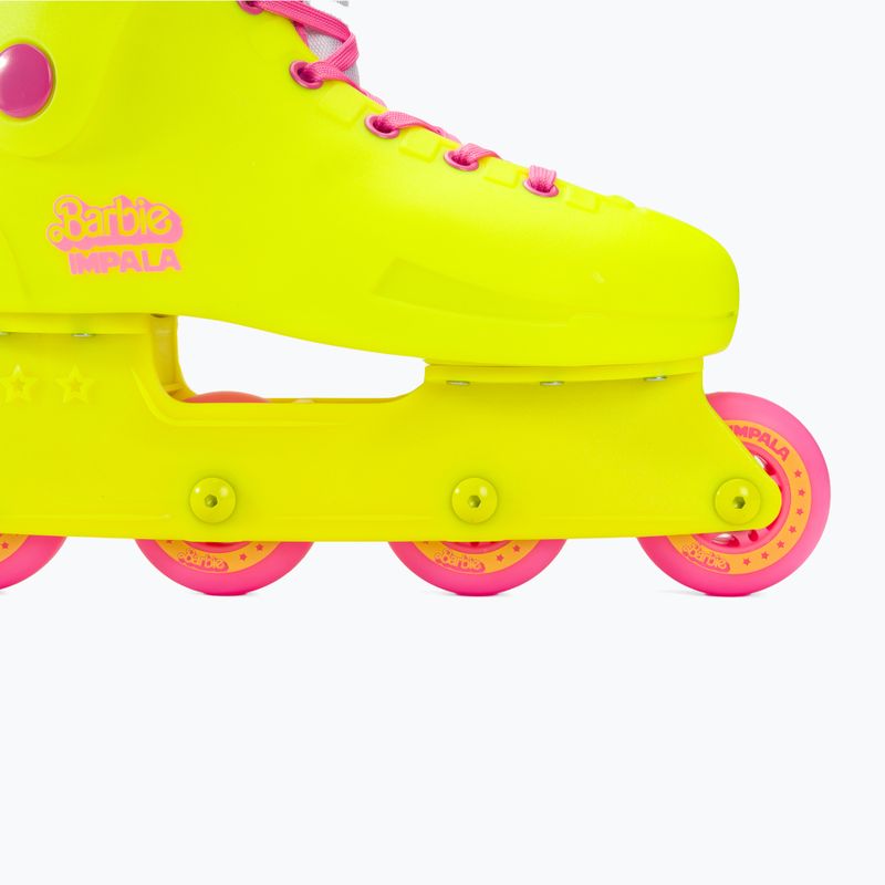 Дамски ролери IMPALA Lightspeed Inline Skate Барби bright yellow 6