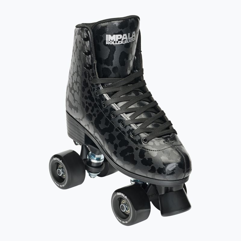 Дамски ролкови кънки IMPALA Quad Skate black leopard