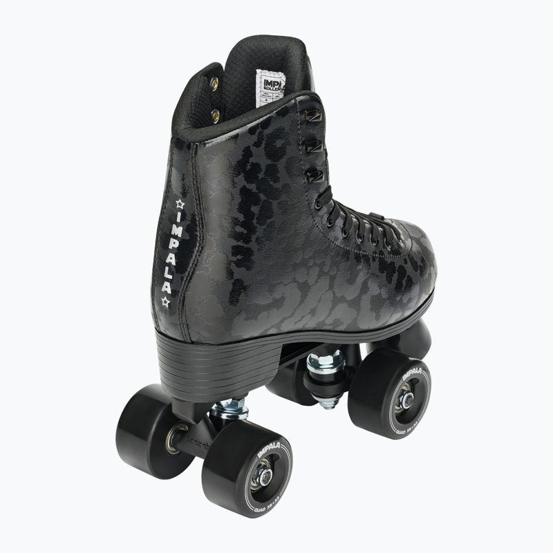Дамски ролкови кънки IMPALA Quad Skate black leopard 3