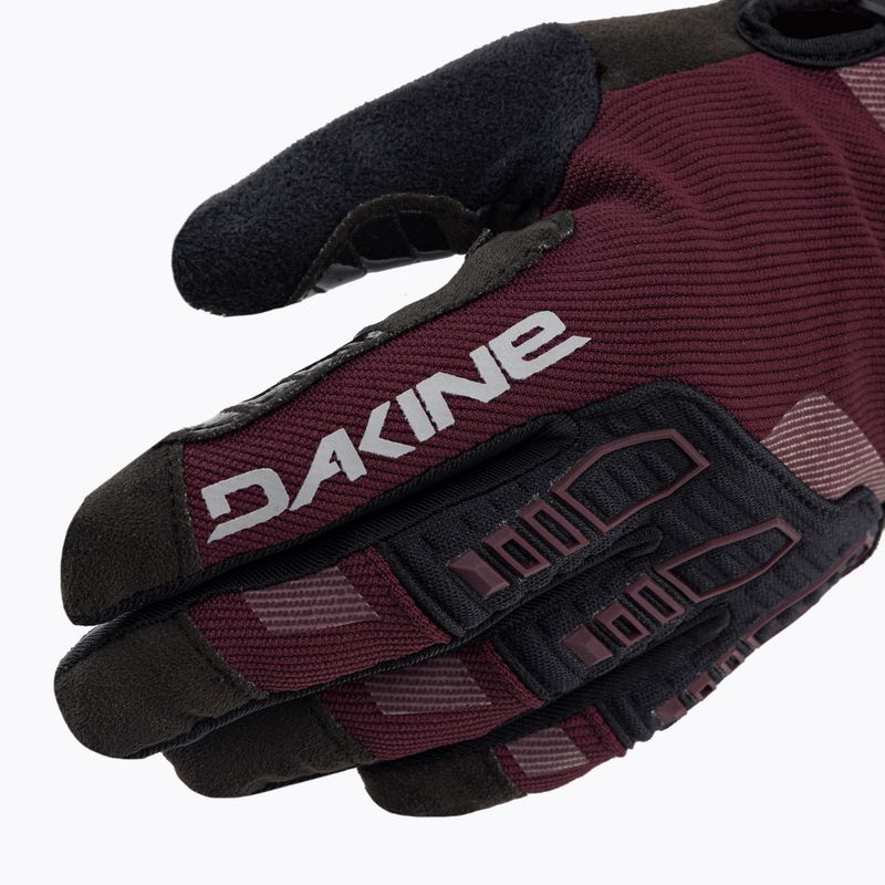 Дамски ръкавици за колоездене Dakine Cross-X в цвят бордо и черно D10003480 4
