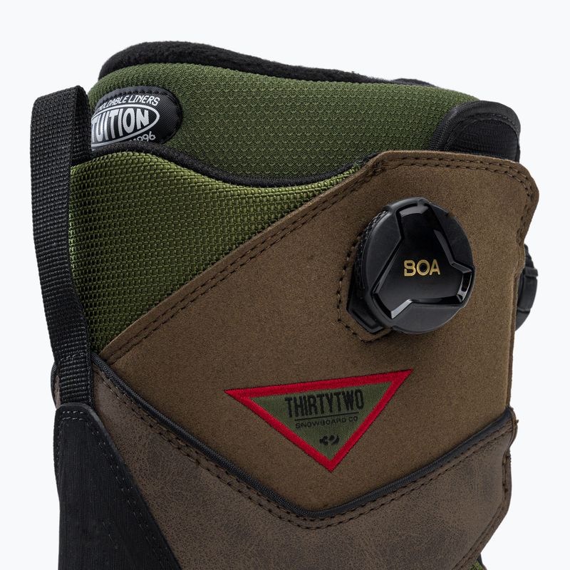 Мъжки сноуборд ботуши THIRTYTWO Lashed Double Boa Bradshaw '22 brown 8105000481 8