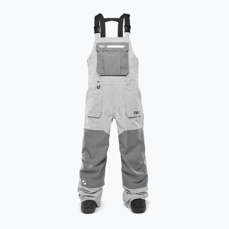 Мъжки панталони за сноуборд ThirtyTwo Basement Bib charcoal