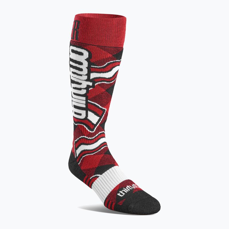 Мъжки чорапи за сноуборд ThirtyTwo Signature Merino red/black 2