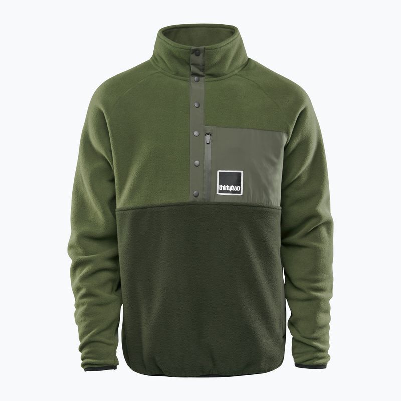 Мъжки суитшърт ThirtyTwo Rest Stop Anorak military