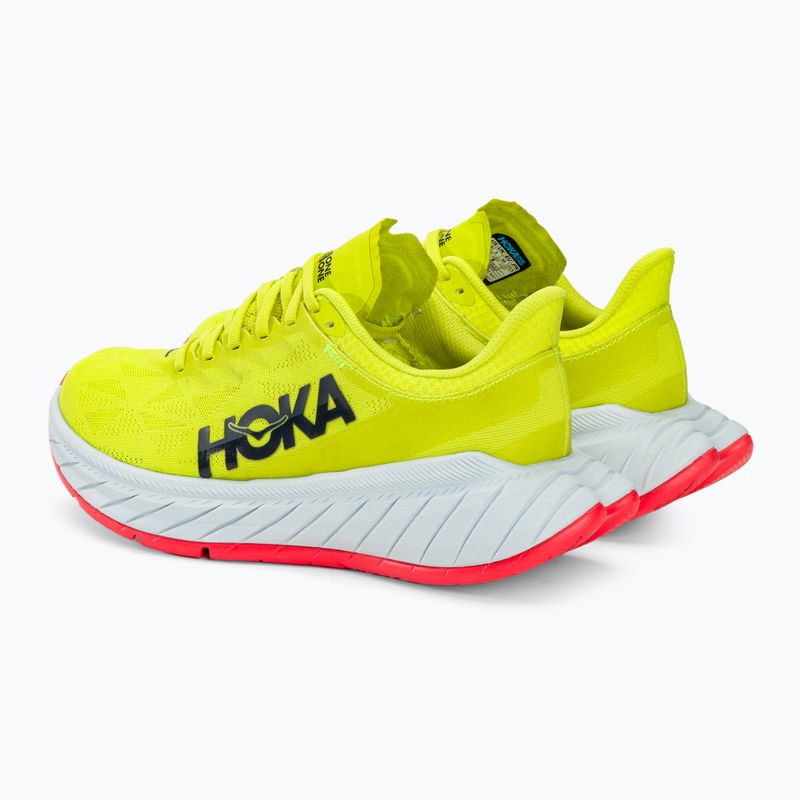 Дамски обувки за бягане HOKA Carbon X 2 evening primrose/fiesta 4
