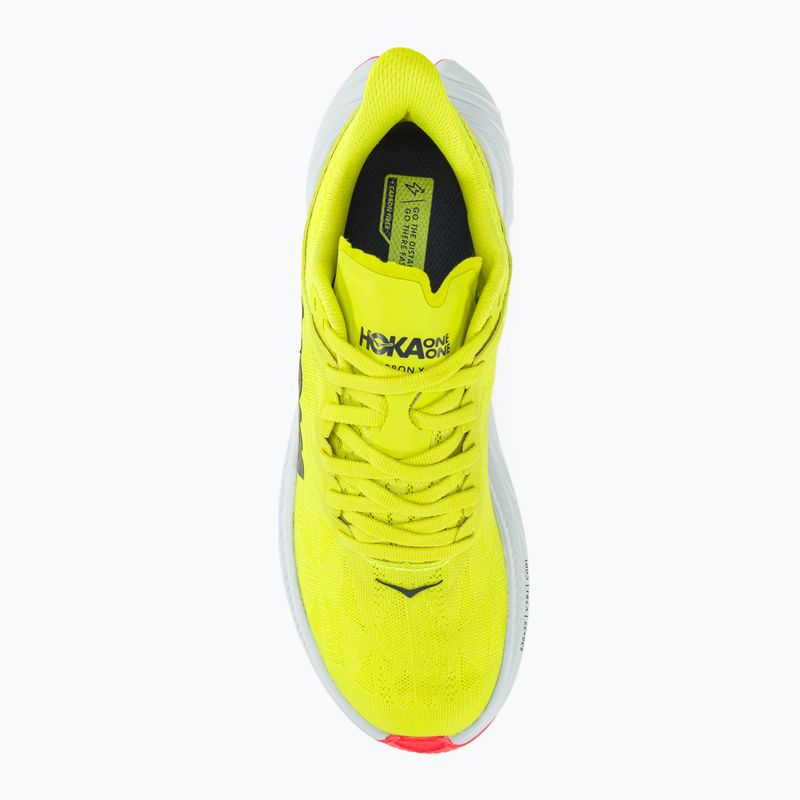 Дамски обувки за бягане HOKA Carbon X 2 evening primrose/fiesta 7