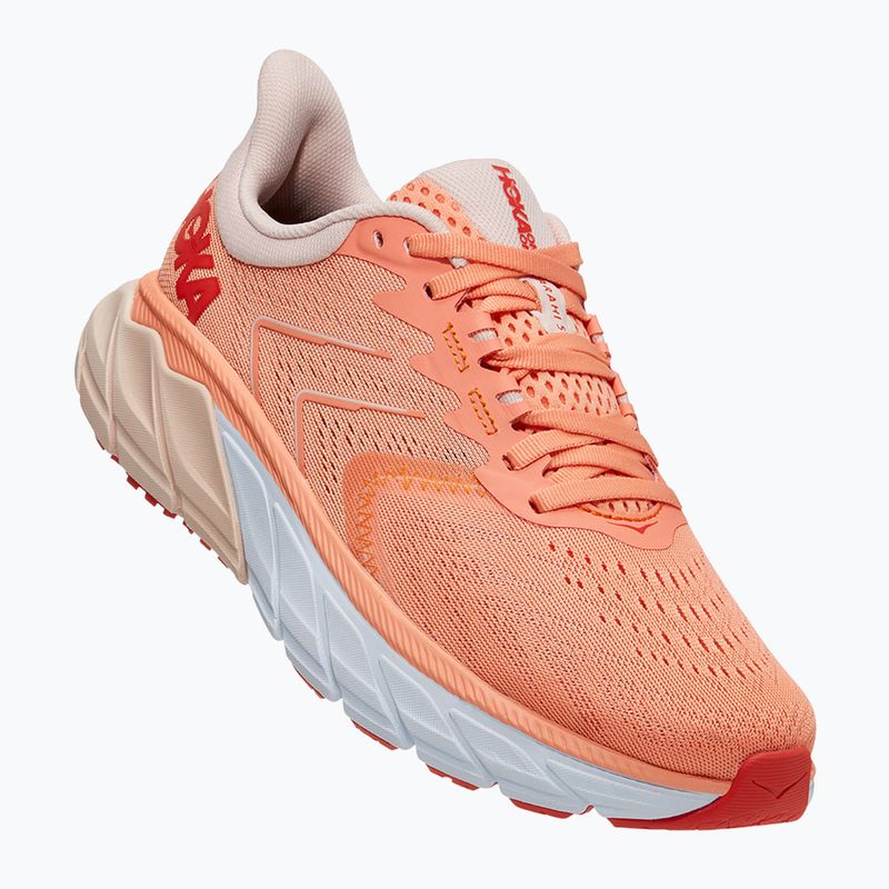 Дамски обувки за бягане HOKA Arahi 5 cantaloupe/silver peony 8