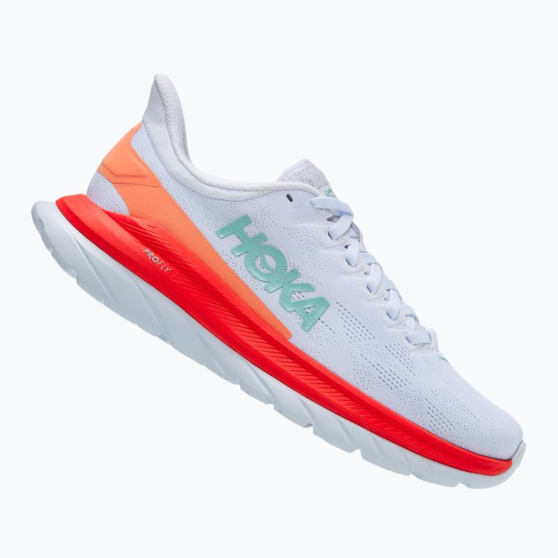 Дамски обувки за бягане HOKA Mach 4 white/fiesta 8