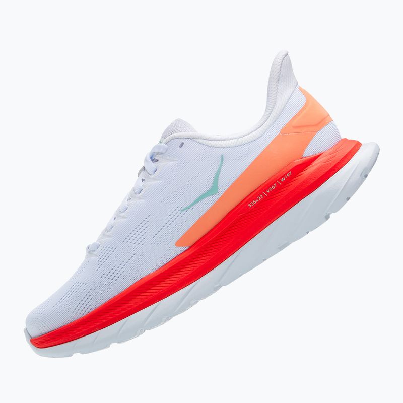 Дамски обувки за бягане HOKA Mach 4 white/fiesta 9