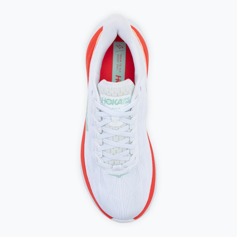 Дамски обувки за бягане HOKA Mach 4 white/fiesta 6