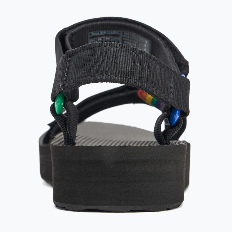 Дамски сандали Teva Midform Universal Pride black rainbow 6