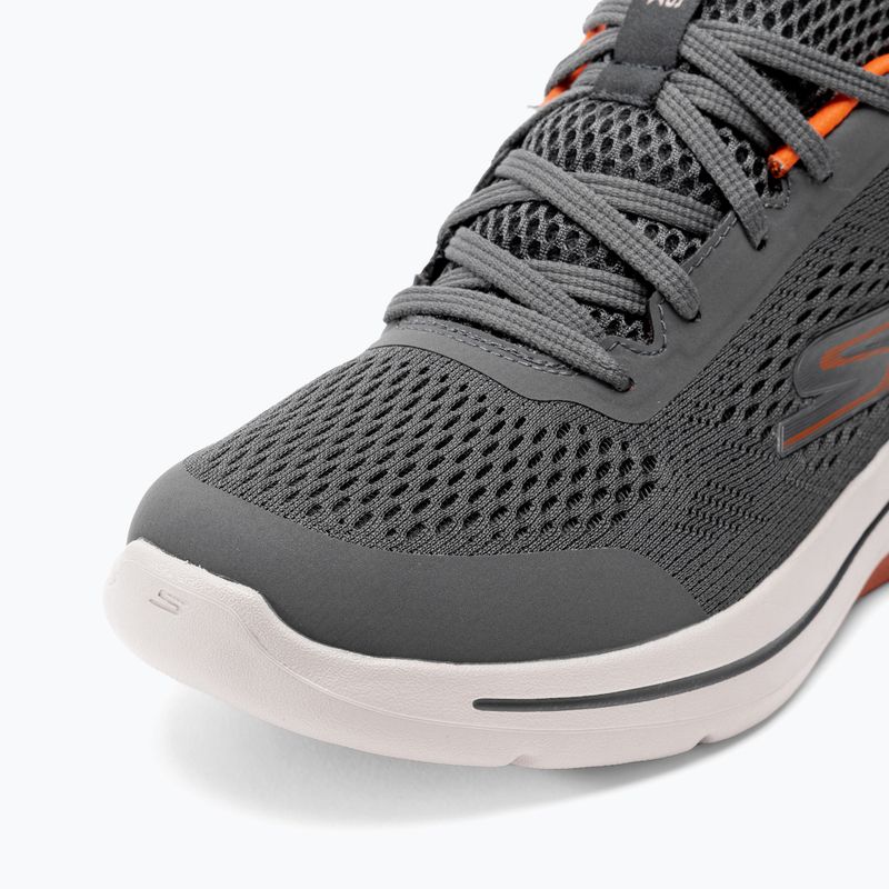 Мъжки обувки SKECHERS Go Walk Arch Fit Idyllic charcoal/white/orange 8