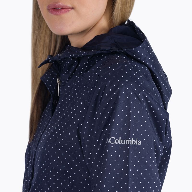 Columbia Splash A Little II 468 Blue Membrane Rain Jacket за жени 1771064 4