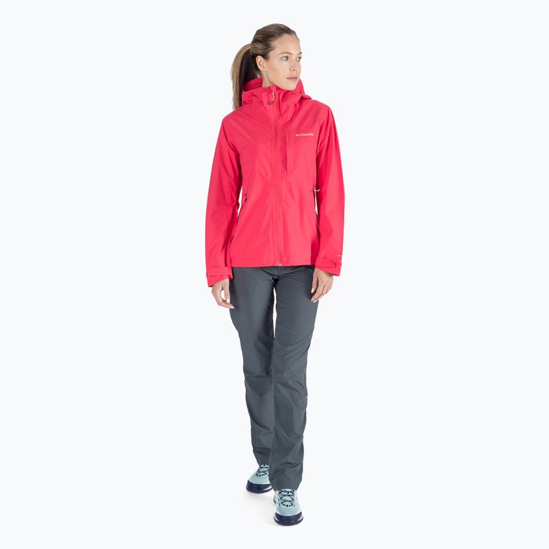 Columbia Omni-Tech Ampli-Dry дамско дъждобранно яке с мембрана 676 red 1938973 6
