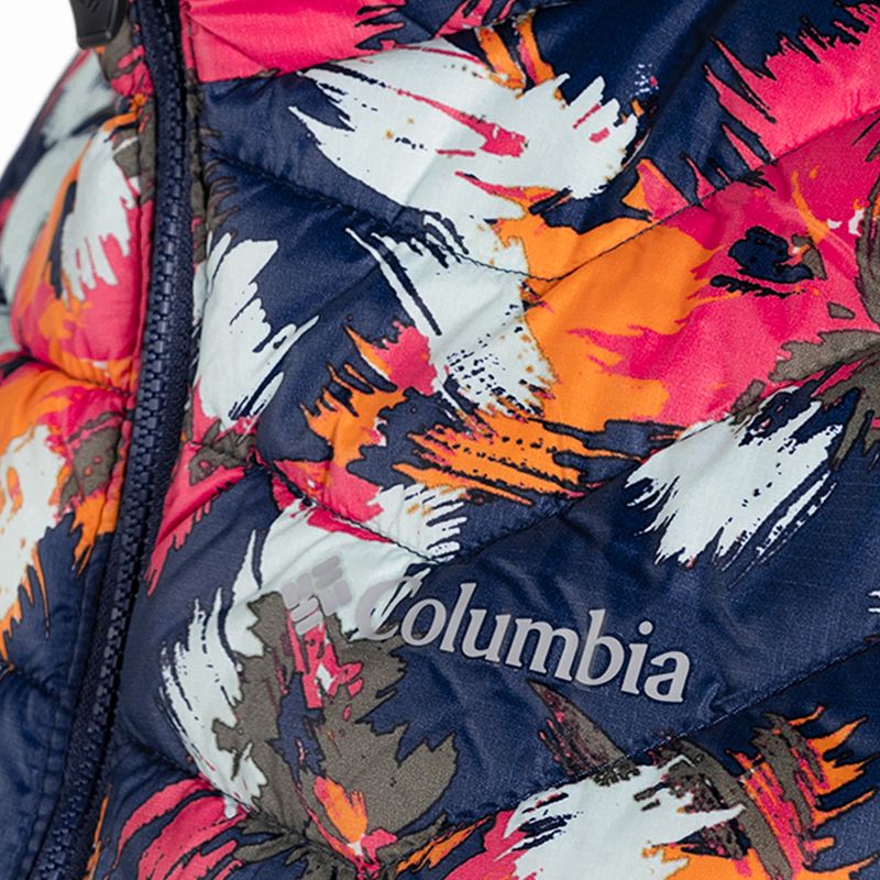 Columbia Powder Pass 469 Дамски без ръкави с разкопчан цип Navy Blue 1832222 9