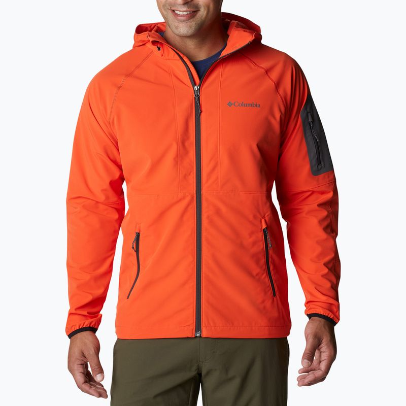 Columbia Tall Heights 813 orange 1975591 мъжко софтшел яке 4