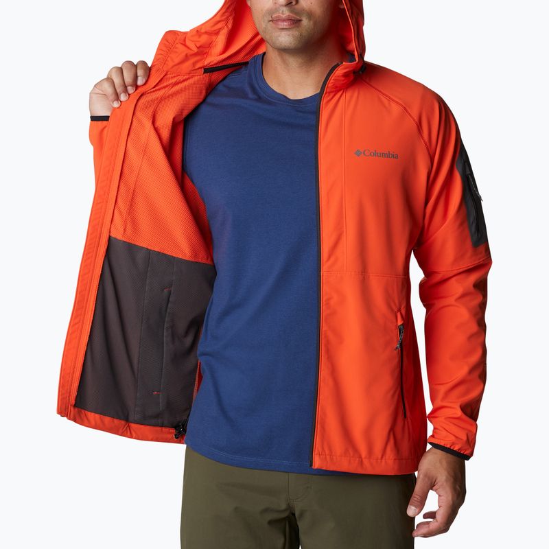 Columbia Tall Heights 813 orange 1975591 мъжко софтшел яке 6
