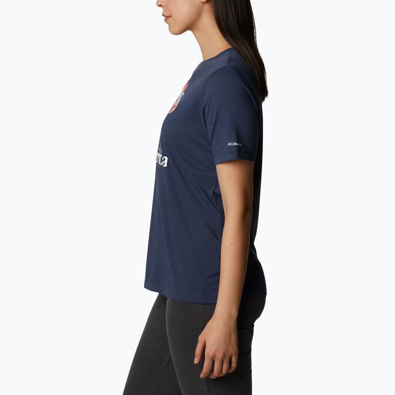 Дамска риза за трекинг Columbia Bluebird Day Relaxed navy blue 1934002 3