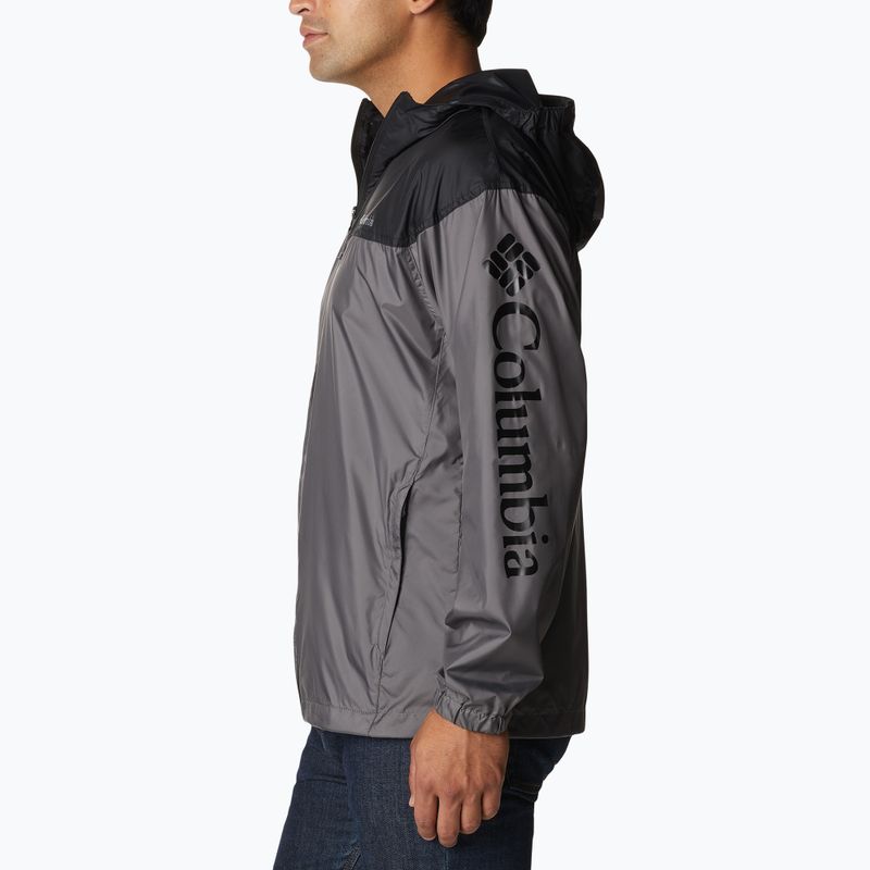 Columbia Flash Challenger Novelty сиво мъжко яке за вятър 1988715023 3