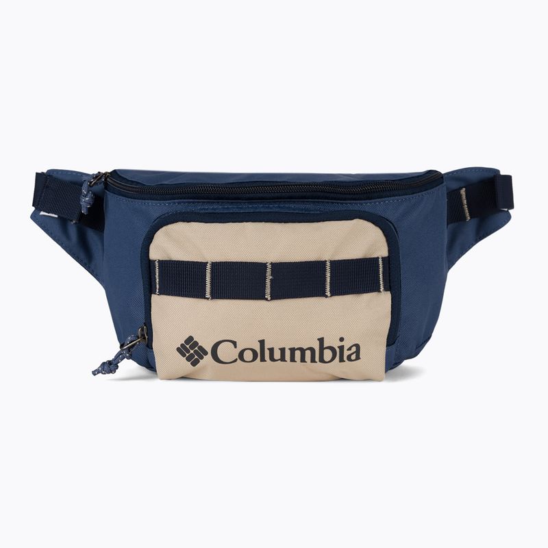 Columbia Zigzag Hip Pack 479 тъмносиньо и бежово бъбрековидно саше 1890911
