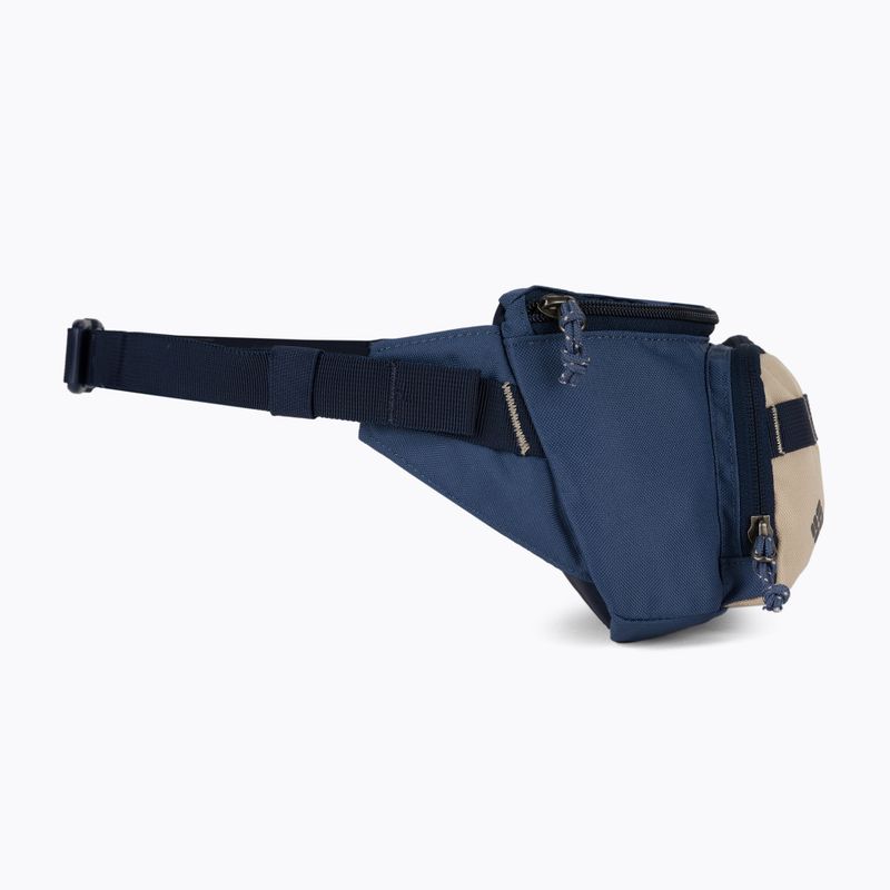 Columbia Zigzag Hip Pack 479 тъмносиньо и бежово бъбрековидно саше 1890911 3