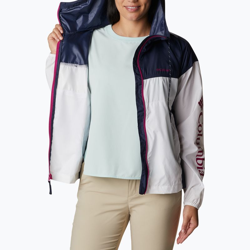 Columbia Flash Challenger Novelty дамско яке за вятър бяло 1989503102 7