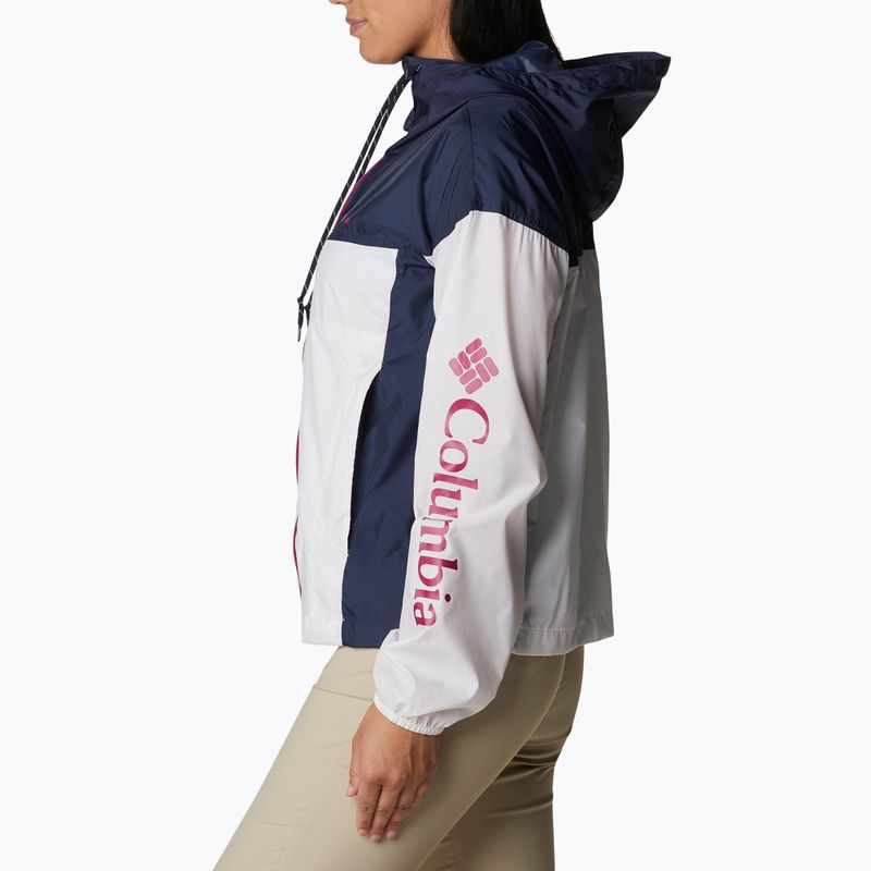Columbia Flash Challenger Novelty дамско яке за вятър бяло 1989503102 8