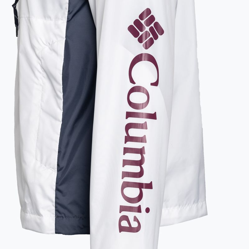 Columbia Flash Challenger Novelty дамско яке за вятър бяло 1989503102 4
