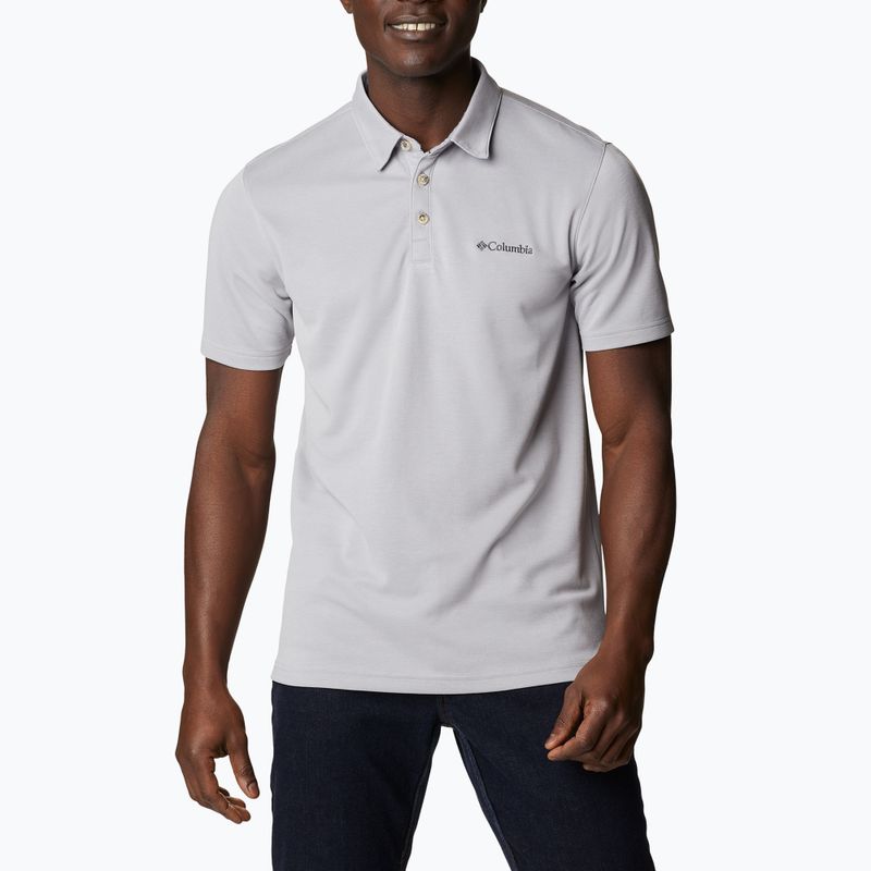 Мъжка тениска Columbia Nelson Point Polo columbia grey