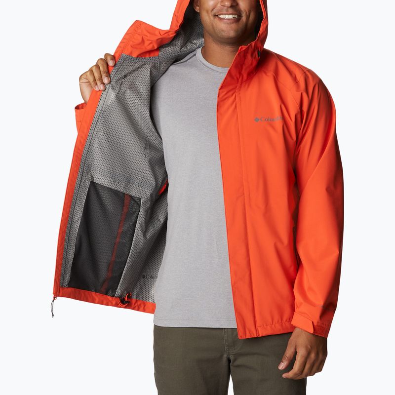 Columbia Earth Explorer Мъжко яке за дъжд Shell 813 orange 1988612 10