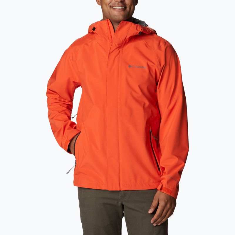 Columbia Earth Explorer Мъжко яке за дъжд Shell 813 orange 1988612 2