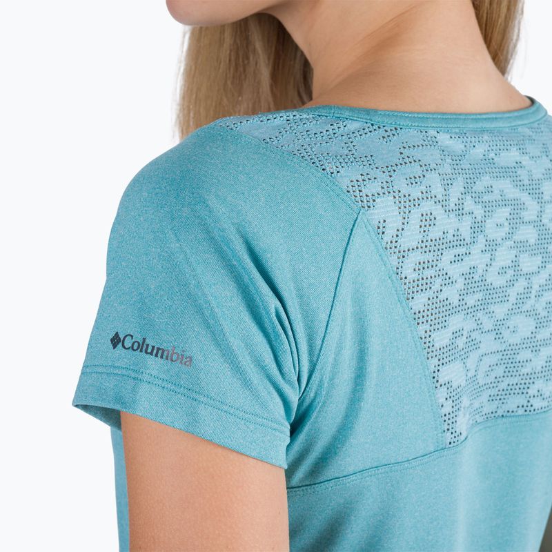 Дамска риза за трекинг Columbia Peak To Point II Tee blue 1885463 5