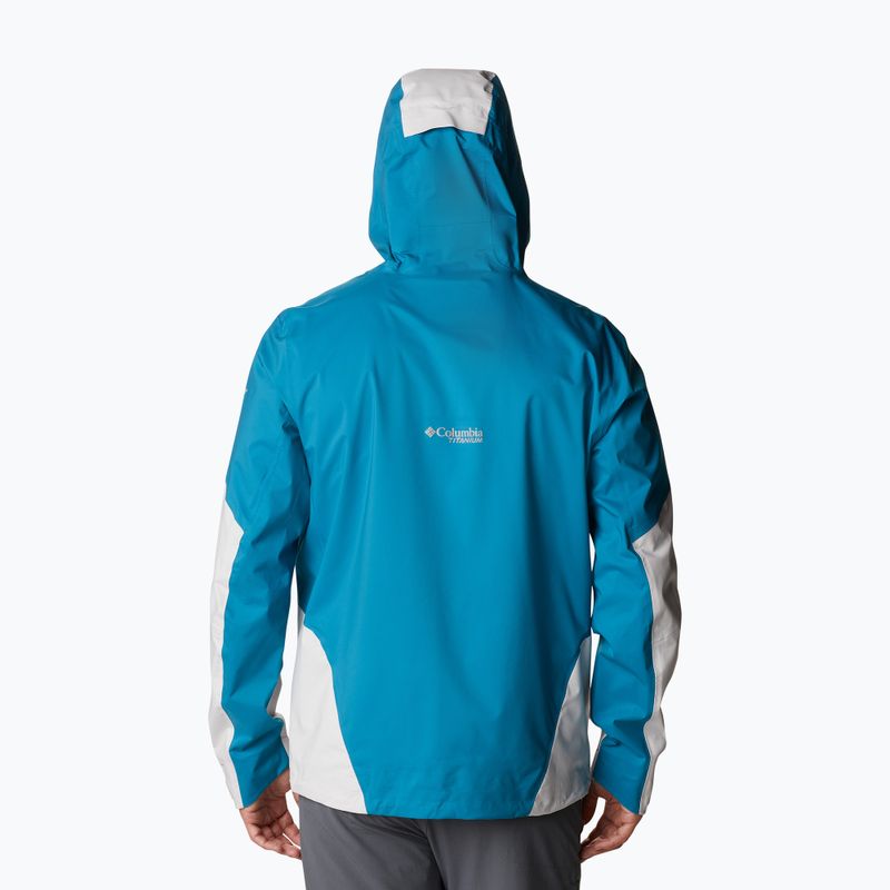 Мъжко софтшел яке Columbia Titan Pass 2.5L 043 синьо-сиво 1888941 5
