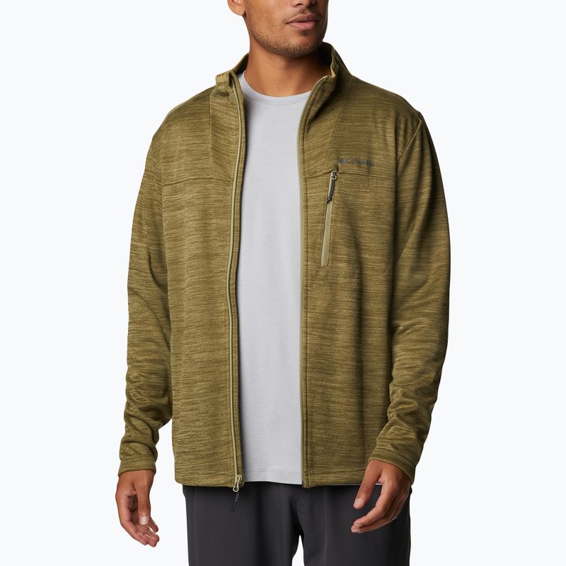 Мъжки суитчър Maxtrail II Fleece кафяв за трекинг на Columbia 1992501 4
