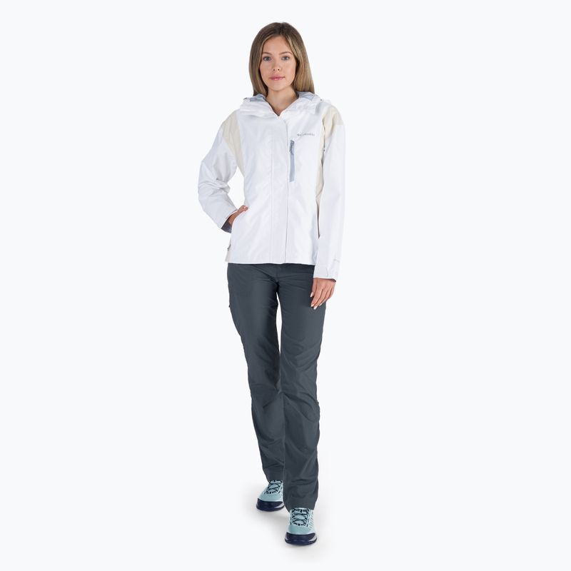 Columbia дамско дъждобранно яке Hikebound 100 white 1989253 2