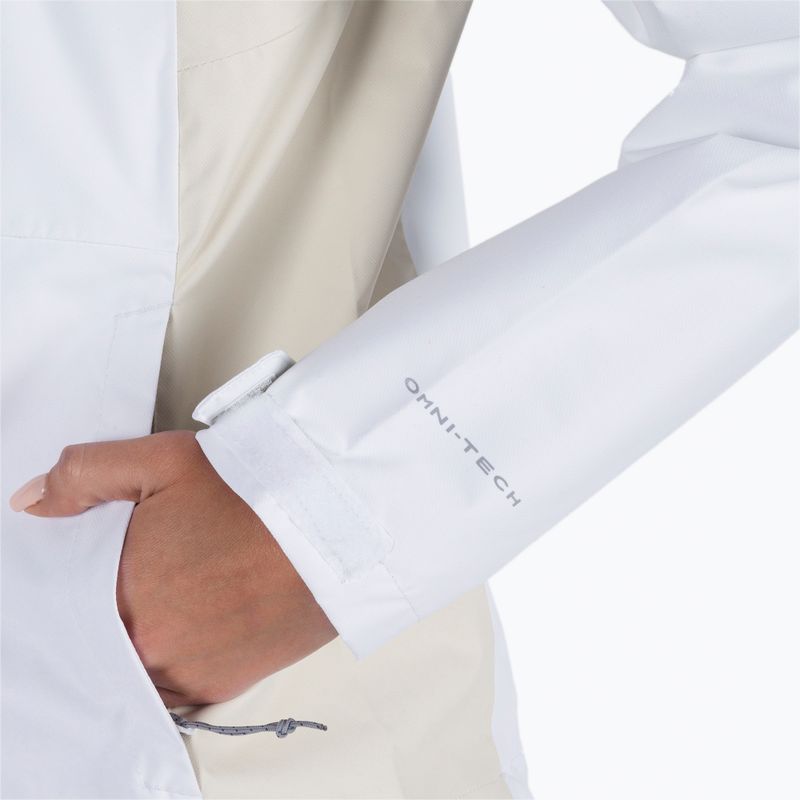 Columbia дамско дъждобранно яке Hikebound 100 white 1989253 6