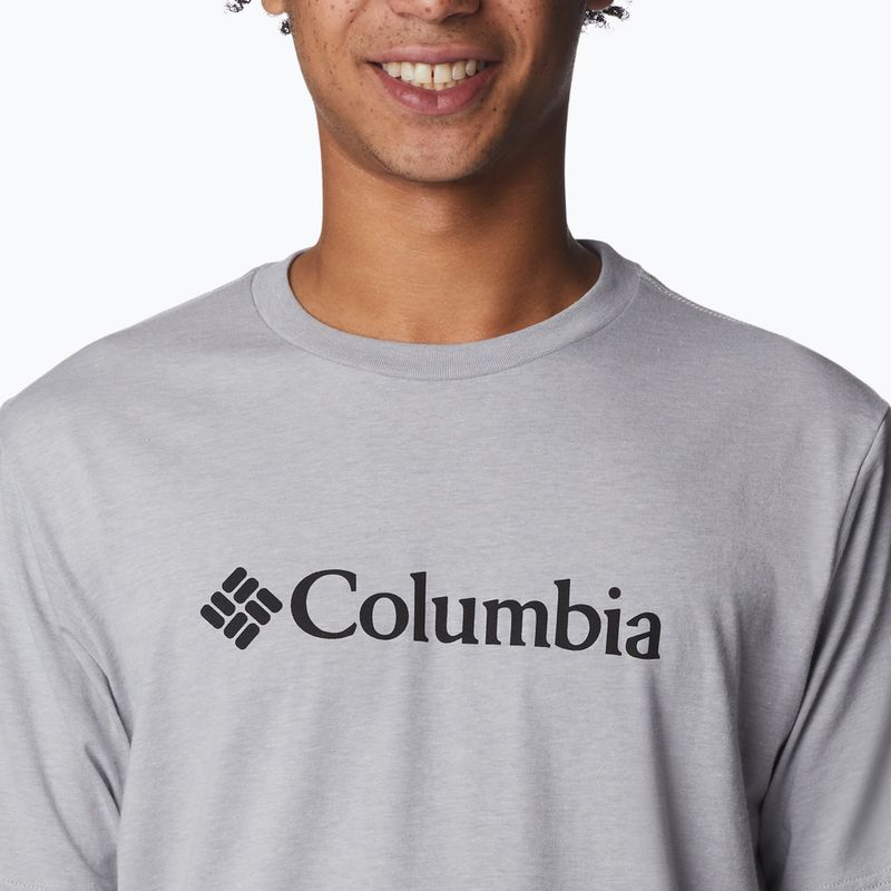 Columbia CSC Basic Logo сива мъжка тениска за трекинг 1680053041 5