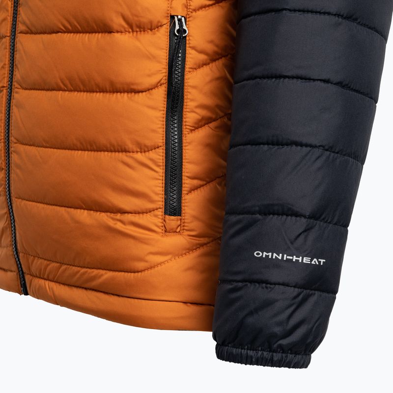 Пухено яке Columbia Powder Lite с качулка Orange/Black за мъже 1693931 4