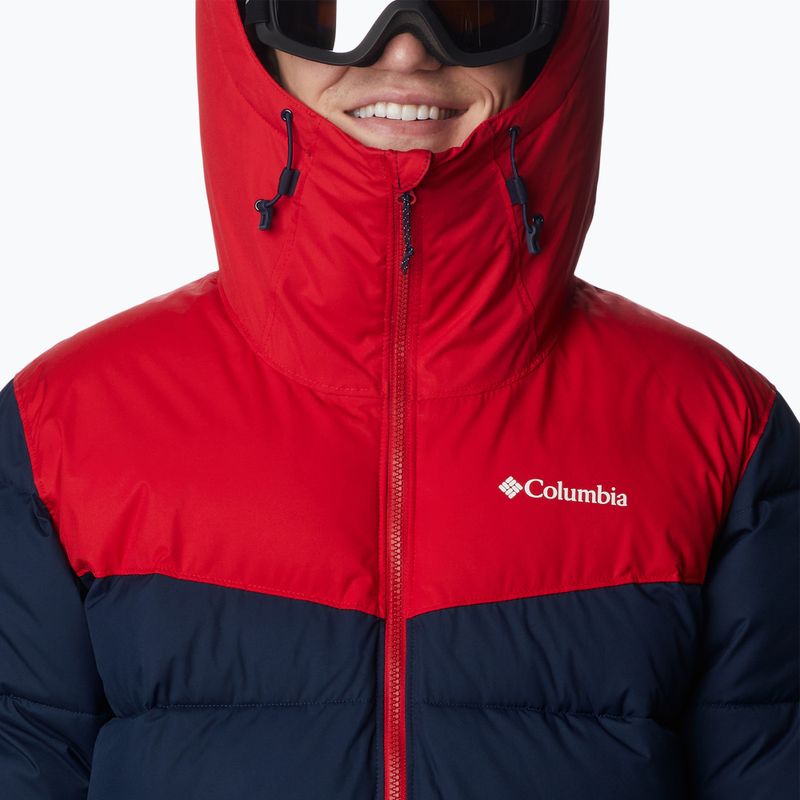 Мъжко ски яке Columbia Iceline Ridge collegiate navy/mountain red 4