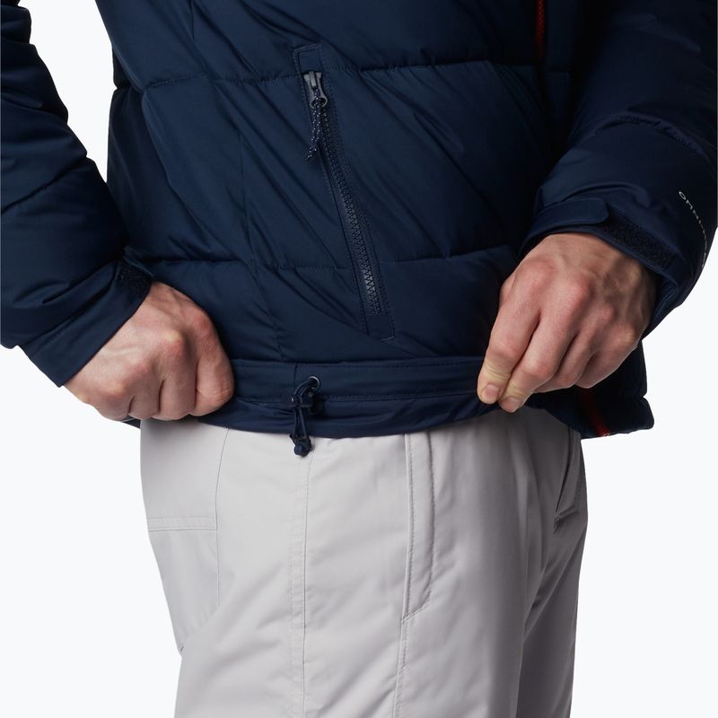 Мъжко ски яке Columbia Iceline Ridge collegiate navy/mountain red 7