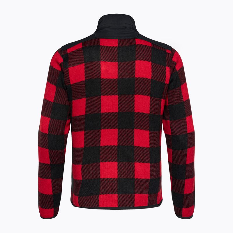 Columbia Sweater Weather II Printed mountain red check print мъжки потник за трекинг 6