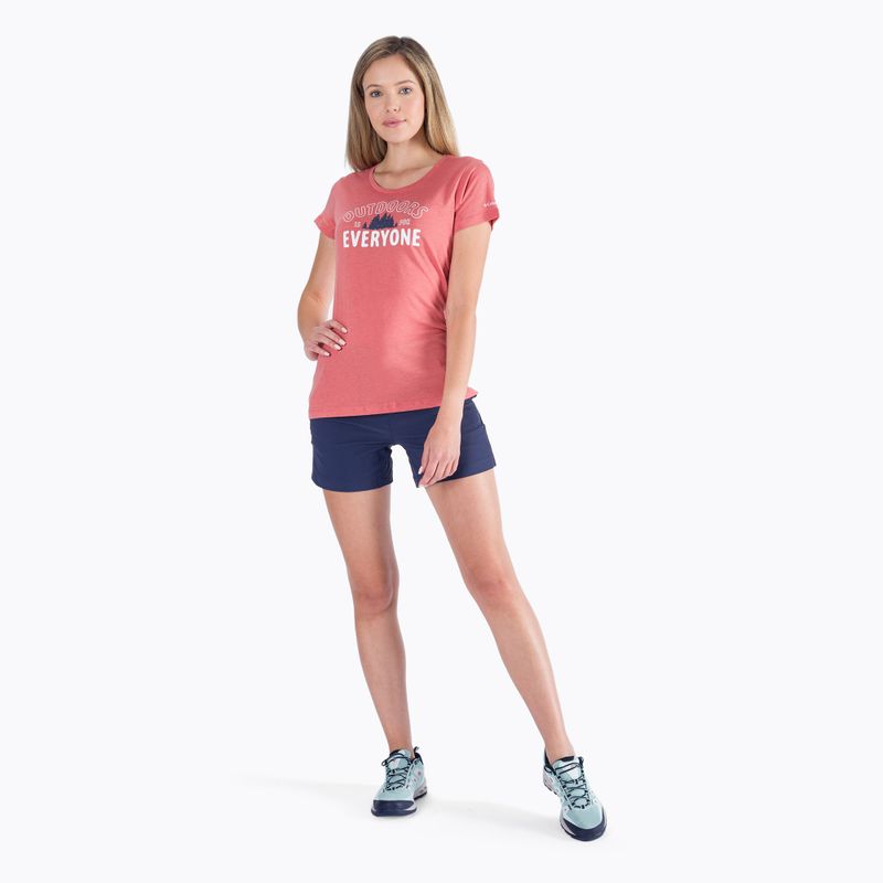 Дамска туристическа риза Columbia Daisy Days Graphic orange 6
