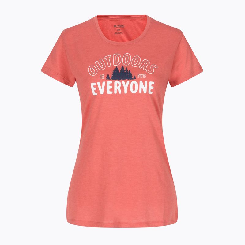Дамска туристическа риза Columbia Daisy Days Graphic orange 7