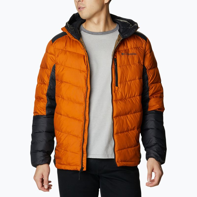 Columbia Labyrinth Loop Hooded мъжко пухено яке оранжево 1957343 5