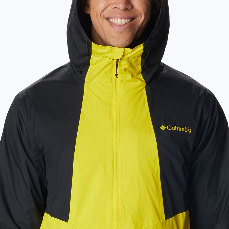 Мъжко дъждобранно яке Columbia Inner Limits II laser lemon/black 4