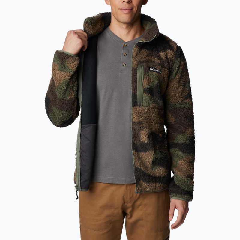 Мъжки суитшърт Columbia Winter Pass Print Fleece sweatshirt brown 1866565 5