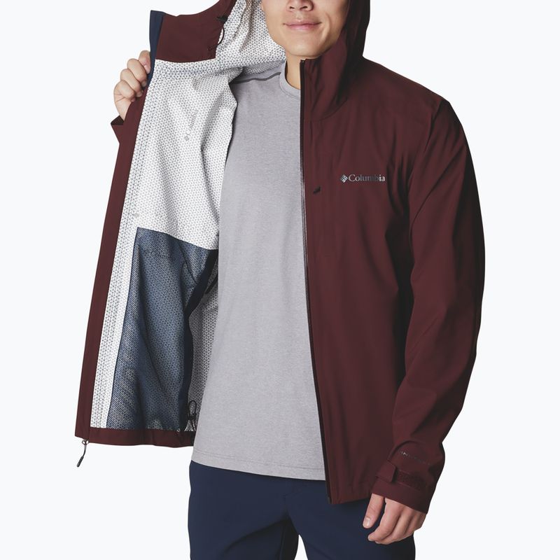 Мъжко дъждобранно яке Columbia Omni-Tech Ampli-Dry elderberry 7