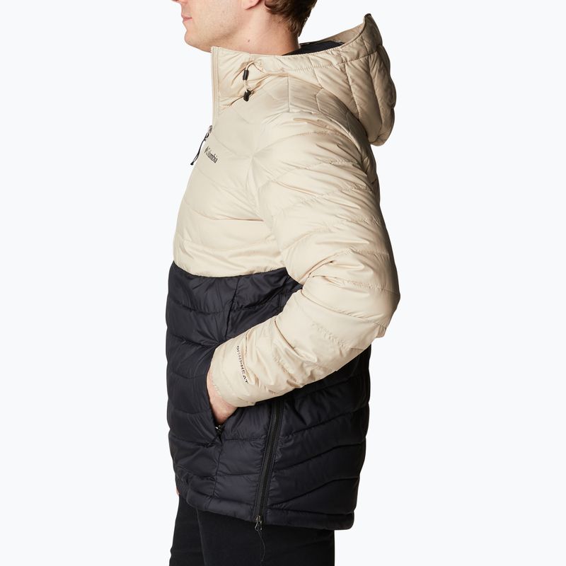 Columbia Powder Lite Anorak ancient fossil/black мъжко пухено яке 6