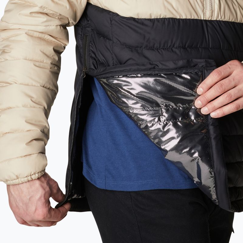 Columbia Powder Lite Anorak ancient fossil/black мъжко пухено яке 9